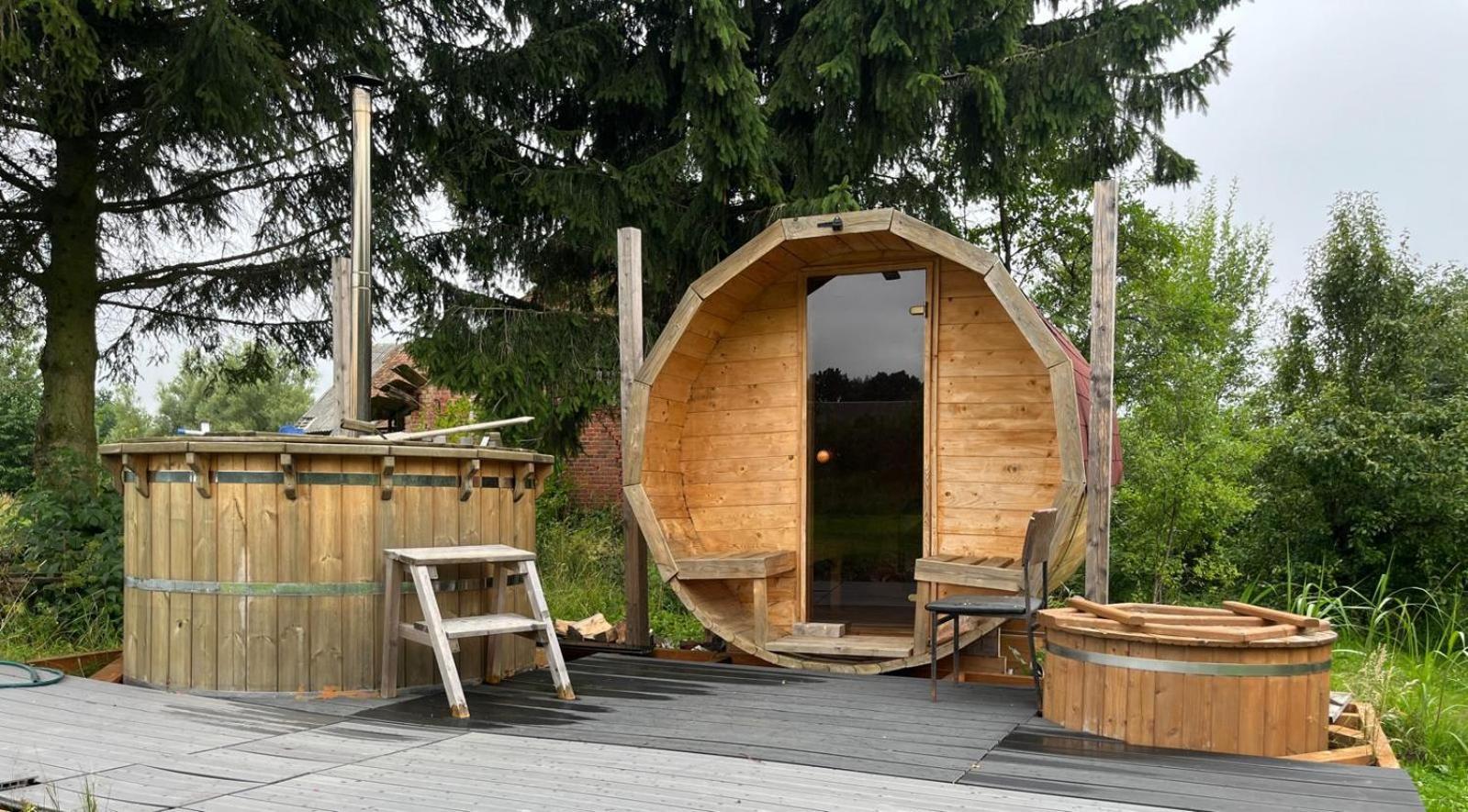 Osada Karszewo, Sauna Bania, Ryby エクステリア 写真