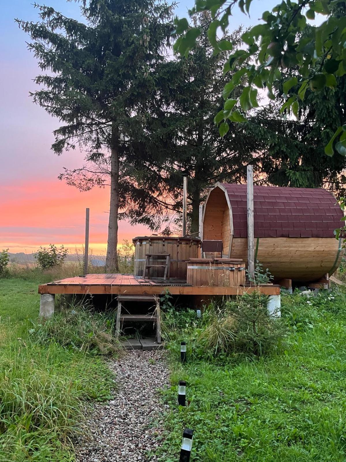 Osada Karszewo, Sauna Bania, Ryby エクステリア 写真