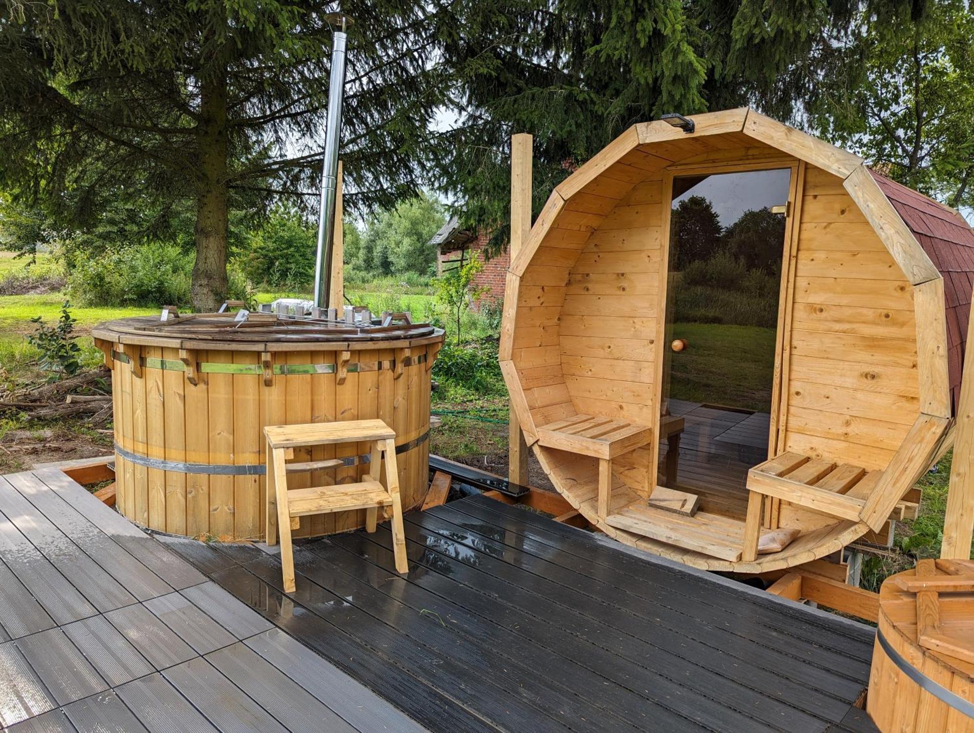 Osada Karszewo, Sauna Bania, Ryby エクステリア 写真
